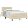 Cama con Resorte y Colchón color Crema 120x190 cm Tela | Foro24.es | Tu tienda online para hogar, jardín y más Foro24.es