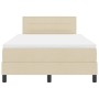 Cama con Resorte y Colchón color Crema 120x190 cm Tela | Foro24.es | Tu tienda online para hogar, jardín y más Foro24.es
