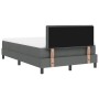 Cama con somier con colchón gris oscuro 120x200 cm tela | Foro24.es | Tu tienda online para hogar, jardín y más Foro24.es
