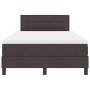 Cama con Somier con Colchón Marrón Oscuro 120x200 cm Tela de , Camas y somieres - Ref: Foro24-3338604, Precio: 375,35 €, Desc...