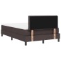 Cama con Somier con Colchón Marrón Oscuro 120x200 cm Tela de , Camas y somieres - Ref: Foro24-3338604, Precio: 375,35 €, Desc...