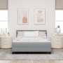 Cama Box Spring con Colchón Gris Claro 140x190 cm Tela de , Camas y somieres - Ref: Foro24-3338608, Precio: 453,27 €, Descuen...