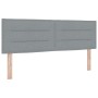 Cama Box Spring con Colchón Gris Claro 140x190 cm Tela de , Camas y somieres - Ref: Foro24-3338608, Precio: 453,27 €, Descuen...