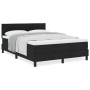 Cama con Box Spring y Colchón Negra 140x190 cm Tela de , Camas y somieres - Ref: Foro24-3338610, Precio: 435,84 €, Descuento:...