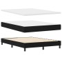 Cama con Box Spring y Colchón Negra 140x190 cm Tela de , Camas y somieres - Ref: Foro24-3338610, Precio: 435,84 €, Descuento:...