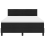 Cama con Box Spring y Colchón Negra 140x190 cm Tela de , Camas y somieres - Ref: Foro24-3338610, Precio: 435,84 €, Descuento:...