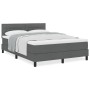 Cama con Base Gris Oscuro con Colchón 140x200 cm Tela de , Camas y somieres - Ref: Foro24-3338616, Precio: 441,73 €, Descuent...