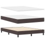 Cama con Box Spring y Colchón Marrón Oscuro 140x200 cm Tela | Foro24.es | Tu tienda online para hogar, jardín y más Foro24.es