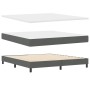 Cama con Box Spring y Colchón Gris Oscuro 180x200 cm Tela | Foro24.es | Tu tienda online para hogar, jardín y más Foro24.es