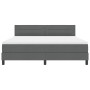 Cama con Box Spring y Colchón Gris Oscuro 180x200 cm Tela | Foro24.es | Tu tienda online para hogar, jardín y más Foro24.es