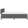 Cama con Box Spring y Colchón Gris Oscuro 180x200 cm Tela | Foro24.es | Tu tienda online para hogar, jardín y más Foro24.es