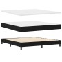 Cama con Base de Resortes con Colchón Negro 180x200 cm Tela | Foro24.es | Tu tienda online para hogar, jardín y más Foro24.es