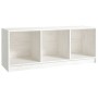 Mueble de TV madera maciza de pino blanco 104x33x41 cm de vidaXL, Muebles TV - Ref: Foro24-809961, Precio: 44,70 €, Descuento: %
