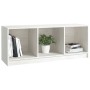 Mueble de TV madera maciza de pino blanco 104x33x41 cm de vidaXL, Muebles TV - Ref: Foro24-809961, Precio: 44,70 €, Descuento: %