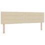 Cama Box Spring con Colchón Crema 180x200 cm Tela | Foro24.es | Tu tienda online para hogar, jardín y más Foro24.es
