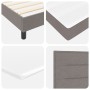Cama con Base de Resortes con Colchón Taupe 200x200 cm Tela de , Camas y somieres - Ref: Foro24-3338640, Precio: 628,61 €, De...