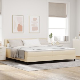 Comprar Cama con somier de y colchón crema