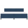 Cama con somier con colchón azul 200x200 cm tela | Foro24.es | Tu tienda online para hogar, jardín y más Foro24.es
