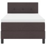 Cama Box Spring con Colchón Marrón Oscuro 80x200 cm Tela | Foro24.es | Tu tienda online para hogar, jardín y más Foro24.es