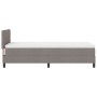 Cama con somier y colchón Taupe 80x200 cm de tela | Foro24.es | Tu tienda online para hogar, jardín y más Foro24.es