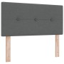 Cama con Base con Colchón Gris Oscuro 90x190 cm Tela de , Camas y somieres - Ref: Foro24-3338651, Precio: 303,17 €, Descuento...
