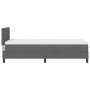 Cama con Base con Colchón Gris Oscuro 90x190 cm Tela de , Camas y somieres - Ref: Foro24-3338651, Precio: 303,17 €, Descuento...