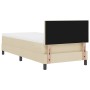 Cama con Base de Resortes con Colchón Crema 90x190 cm Tela de , Camas y somieres - Ref: Foro24-3338655, Precio: 315,93 €, Des...