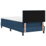 Cama Box Spring con colchón Azul 90x190 cm Tela de , Camas y somieres - Ref: Foro24-3338656, Precio: 314,44 €, Descuento: -5%%