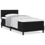 Cama Box Spring con Colchón Negra 90x200 cm Tela de , Camas y somieres - Ref: Foro24-3338659, Precio: 294,10 €, Descuento: %