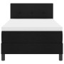 Cama Box Spring con Colchón Negra 90x200 cm Tela de , Camas y somieres - Ref: Foro24-3338659, Precio: 294,10 €, Descuento: %