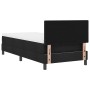 Cama Box Spring con Colchón Negra 90x200 cm Tela de , Camas y somieres - Ref: Foro24-3338659, Precio: 294,10 €, Descuento: %