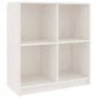 Aparador madera maciza de pino blanco 70x33x76 cm de vidaXL, Aparadores - Ref: Foro24-809949, Precio: 66,11 €, Descuento: %