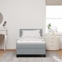 Cama Box Spring con Colchón Gris Claro 100x200 cm Tela | Foro24.es | Tu tienda online para hogar, jardín y más Foro24.es