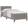 Cama Box Spring con Colchón Taupe 100x200 cm Tela | Foro24.es | Tu tienda online para hogar, jardín y más Foro24.es