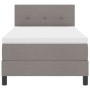 Cama Box Spring con Colchón Taupe 100x200 cm Tela | Foro24.es | Tu tienda online para hogar, jardín y más Foro24.es
