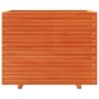 Jardinera madera maciza de pino marrón cera 90x60x72 cm en Macetas y jardineras | Comprar online en Foru.es