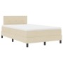 Cama con Somier con Colchón Crema 120x190 cm Tela | Foro24.es | Tu tienda online para hogar, jardín y más Foro24.es