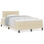 Cama con Somier con Colchón Crema 120x190 cm Tela | Foro24.es | Tu tienda online para hogar, jardín y más Foro24.es