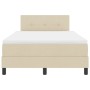 Cama con Somier con Colchón Crema 120x190 cm Tela | Foro24.es | Tu tienda online para hogar, jardín y más Foro24.es