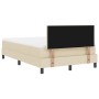 Cama con Somier con Colchón Crema 120x190 cm Tela | Foro24.es | Tu tienda online para hogar, jardín y más Foro24.es