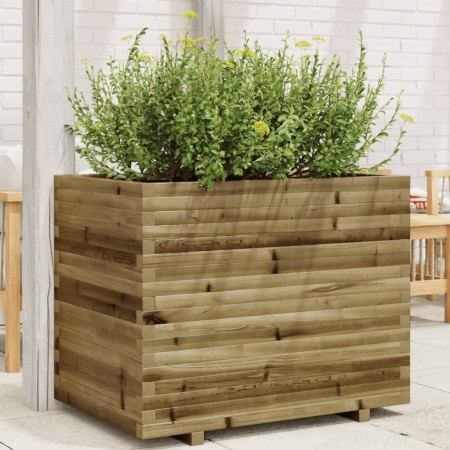 Jardinera madera de pino impregnada 90x60x72 cm en Macetas y jardineras | Comprar online en Foru.es