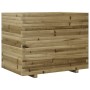 Jardinera madera de pino impregnada 90x60x72 cm en Macetas y jardineras | Comprar online en Foru.es