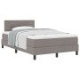 Cama Box Spring con Colchón Taupe 120x200 cm de Tela | Foro24.es | Tu tienda online para hogar, jardín y más Foro24.es