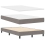 Cama Box Spring con Colchón Taupe 120x200 cm de Tela | Foro24.es | Tu tienda online para hogar, jardín y más Foro24.es