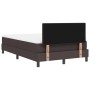 Cama con Base de Muelles con Colchón Marrón Oscuro 120x200 cm Tela de , Camas y somieres - Ref: Foro24-3338681, Precio: 372,9...
