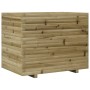 Jardinera madera de pino impregnada 90x60x72 cm en Macetas y jardineras | Comprar online en Foru.es