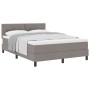 Cama con Base de Muelles con Colchón Taupe 140x200 cm Tela de , Camas y somieres - Ref: Foro24-3338696, Precio: 450,64 €, Des...