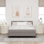 Cama con Base de Muelles con Colchón Taupe 140x200 cm Tela de , Camas y somieres - Ref: Foro24-3338696, Precio: 450,64 €, Des...