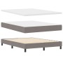 Cama con Base de Muelles con Colchón Taupe 140x200 cm Tela de , Camas y somieres - Ref: Foro24-3338696, Precio: 450,64 €, Des...