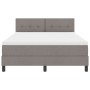 Cama con Base de Muelles con Colchón Taupe 140x200 cm Tela de , Camas y somieres - Ref: Foro24-3338696, Precio: 450,64 €, Des...